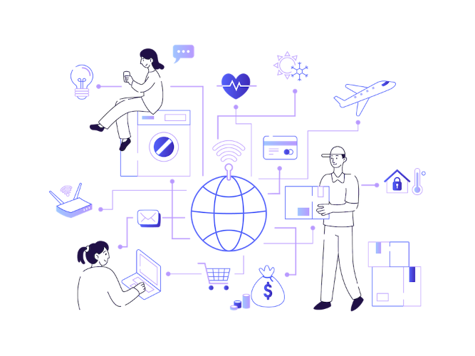 Illustration Internet of Things